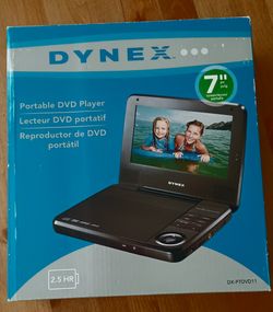 New Inbox Dynex Portable DVD player
