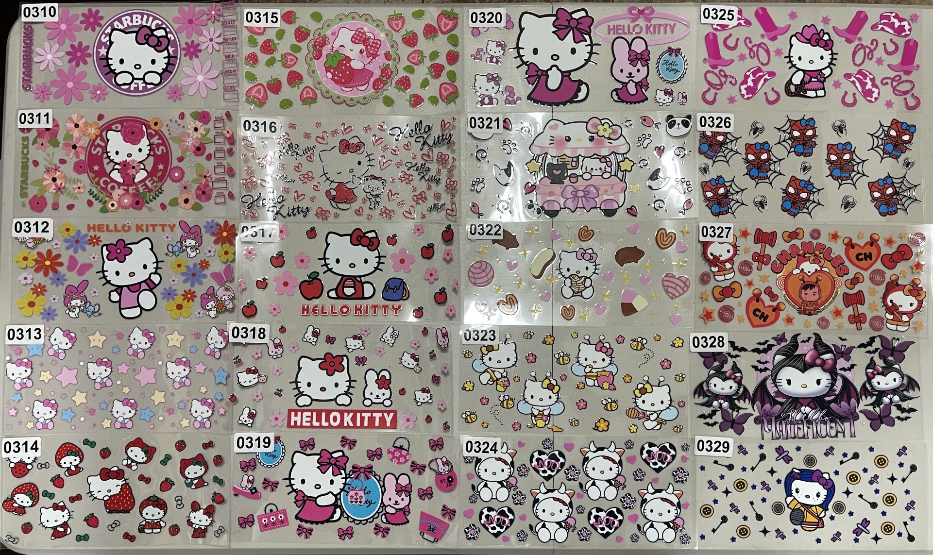 $3 Ea UV DTF For 16oz Cups Snowglobes Or Stainless Steel Cups Double Sided Waterproof