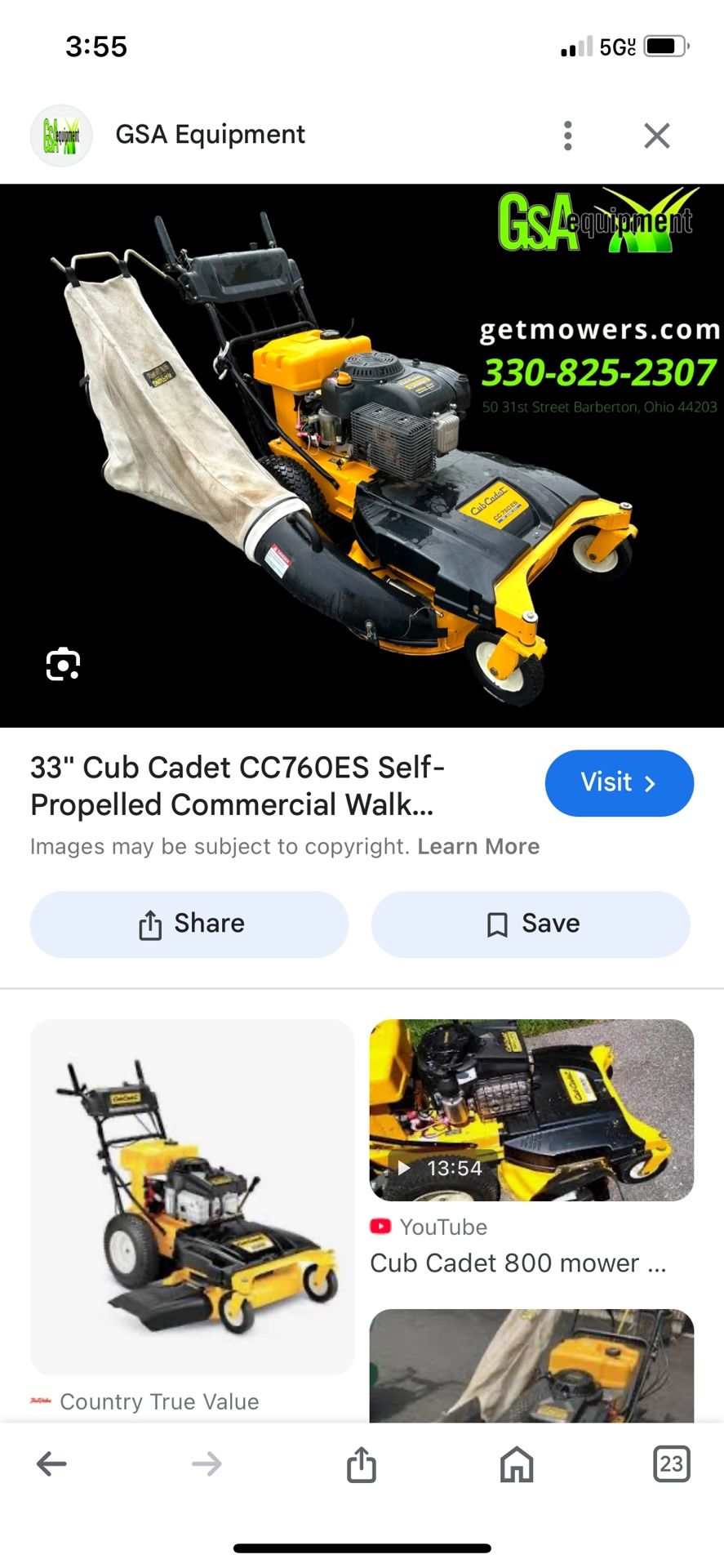 Walk Behind Cub Cadet
