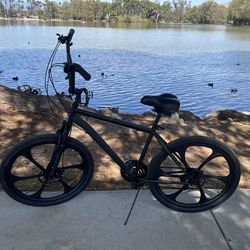 Mountain bike with BMX handle bar