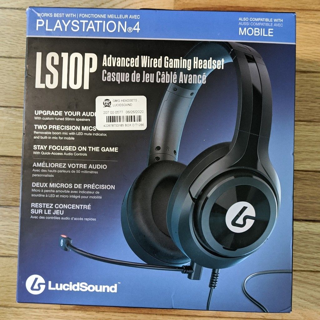 New PlayStation 4 Gaming Headset LS10P