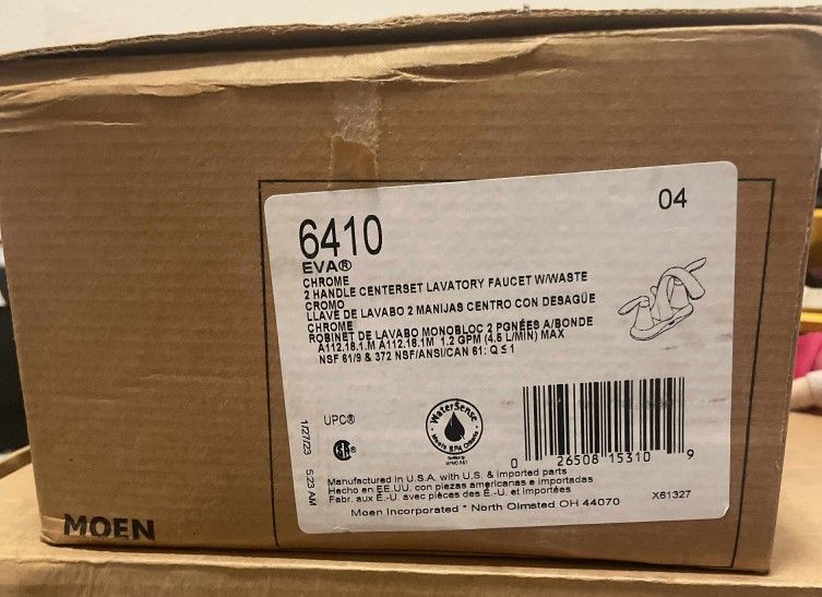 Moen 6410 2 Handle Centerset