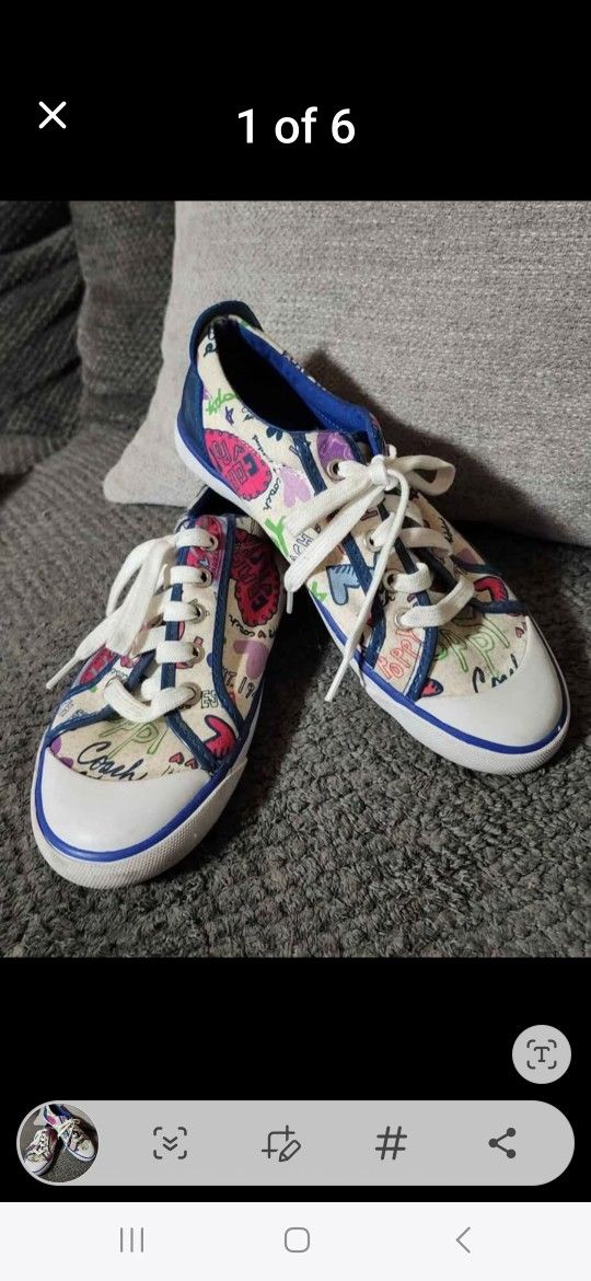 coach tennis shoes
