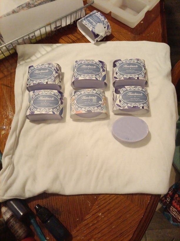 7 Bars Of Handmade Bar Soap