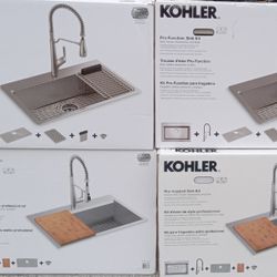 Kohler All In One Sink Kit-Everything Included