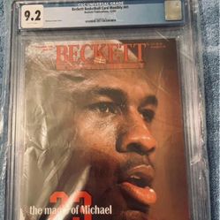 9.2 Graded Michael Jordan Beckett Magazine