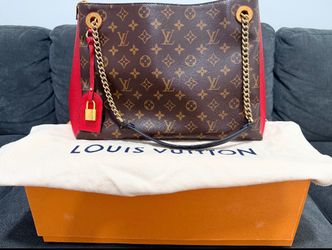 Authentic Louis Vuitton Monogram Surene MM in Cherry