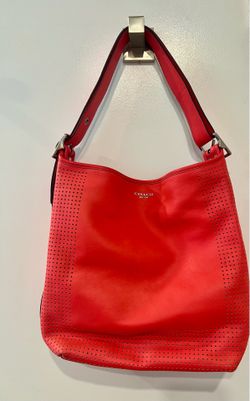 Coach coral duffel bag