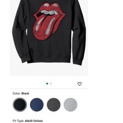 Rolling Stones Medium Sweatshirt** Sudadera Mediana Rolling Stones**