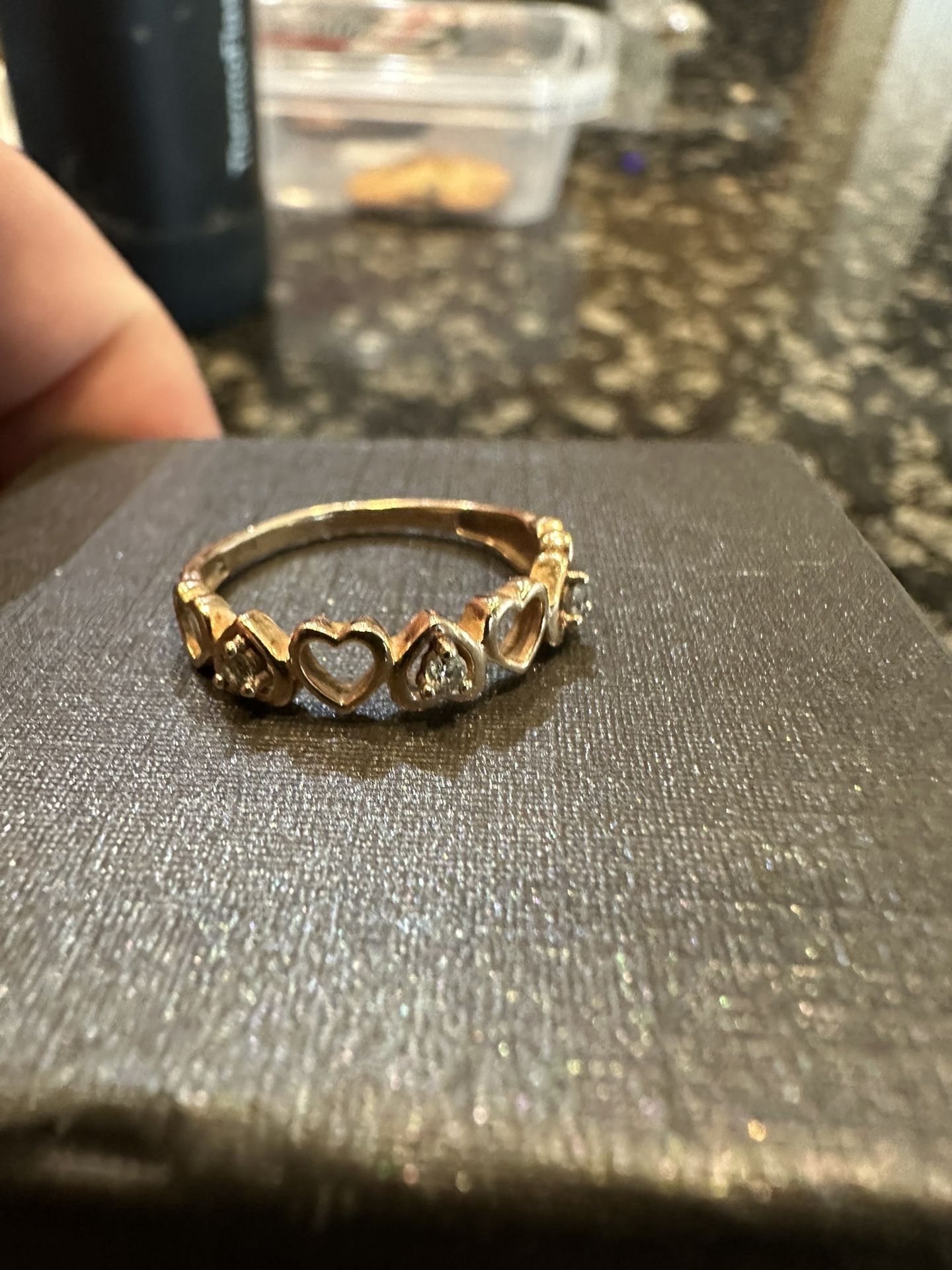 Rose Gold Promise Ring 
