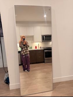 Two extra large mirrors