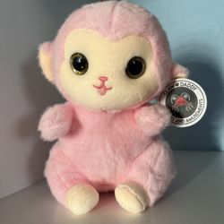 Pink Monkey Plush