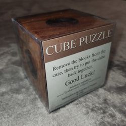 Mandalay Box Company Hidden Passage Puzzle and Cube Puzzle