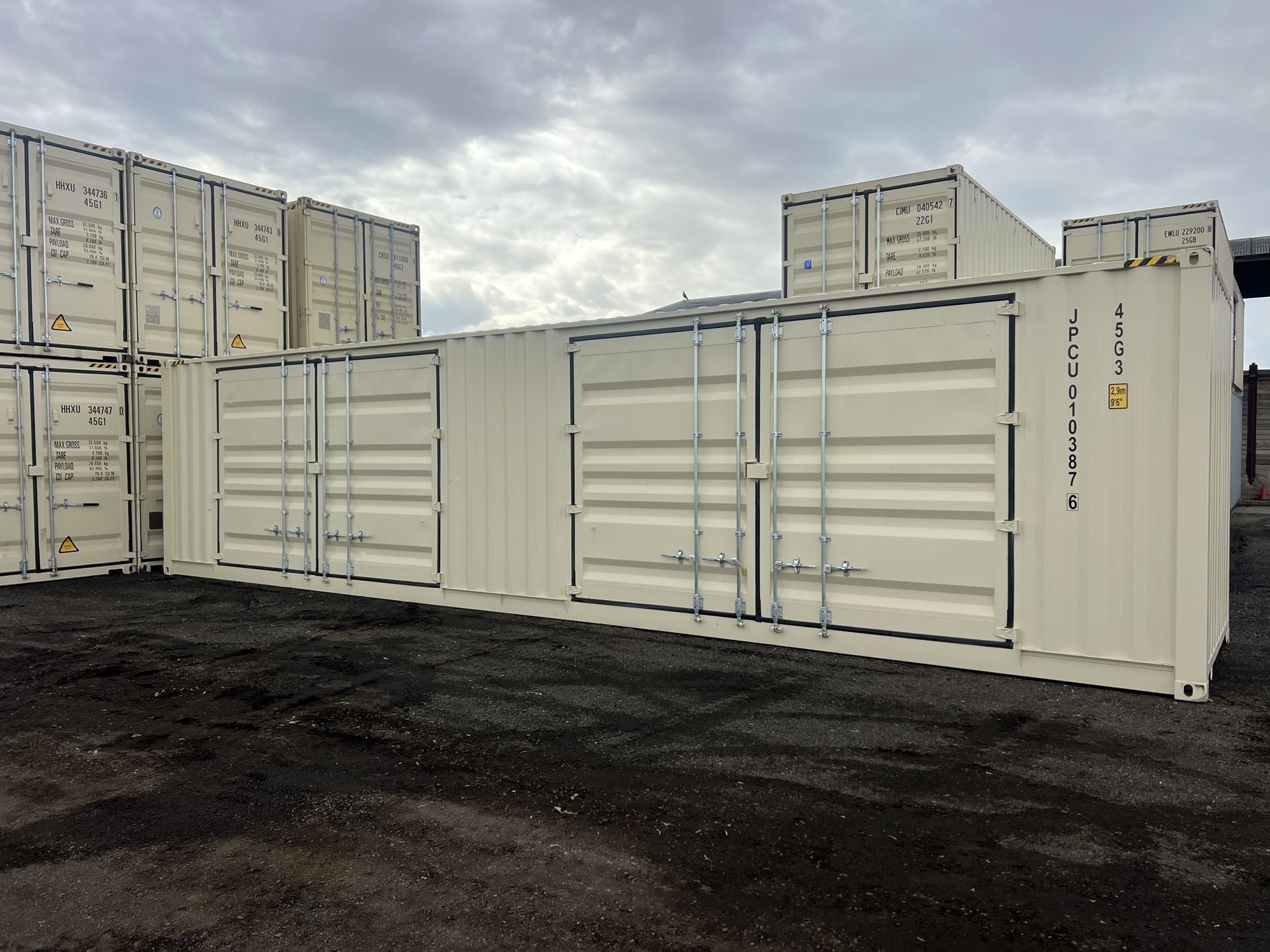 40 FOOT NEW 1-TRIP HC 2-SIDED DOOR ACCESS CONTAINER STD SHED,STORAGE,SHIPPING,CONEX