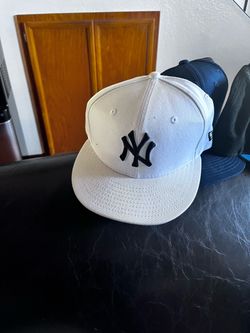 New Era NY Yankees Fitted Hat White