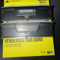 Corsair Vengence ddr5 6400MHz 2x16 gb 32 gb 36-48–48-104
