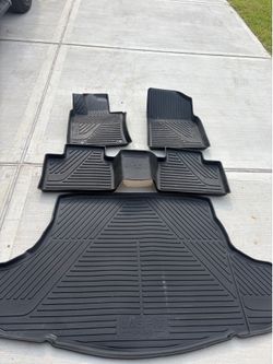 2025/2026 Toyota Camry All Weather Floor Mats. Toyota Trunk Net and Toyota Trunk Organizer with Cooler.