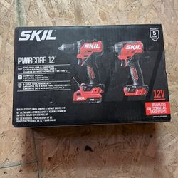 Skil Set Compact And Drill Battery And Charger 