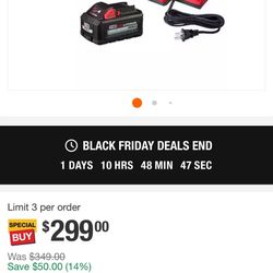 Milwaukee M 18 Red Lithium High Output Xc 6.0 System Starter Kit