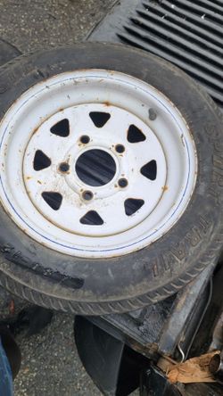 Trailer tire good spare