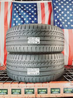 ✅  265/40ZR20 GOODYEAR EAGLE SPORT ASSYMETRIC HIGH PERFORMANCE 2 NICE USED TIRES 265 40 20