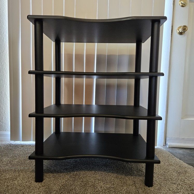 🌊 Sturdy Heavy Duty Compact Home Music Entertainment Stand – Media Speaker Storage Desk Table