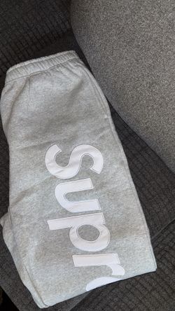Gray supreme sweats