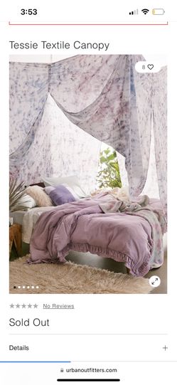 Textile Canopy Urban Outfitters Blue Lavender 