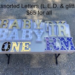 Assorted Decorative Letters