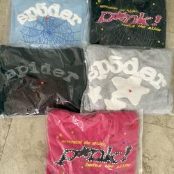 NEW!! Sp5der Pink Hoodies *send Offers*