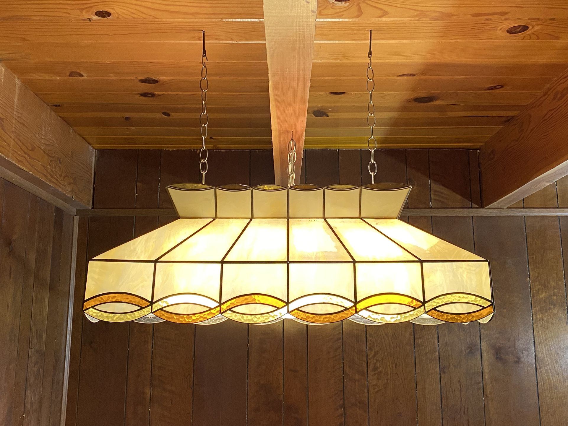 Vintage Hanging Pool or Bar Light