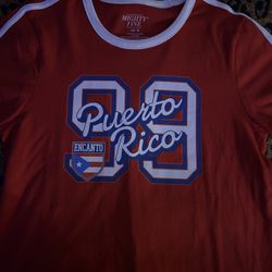 Puerto Rico red t-shirt