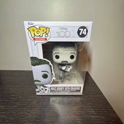 Funko Pop! #74  Disney 100th WALT Disney DRAWING Vinyl Figure 