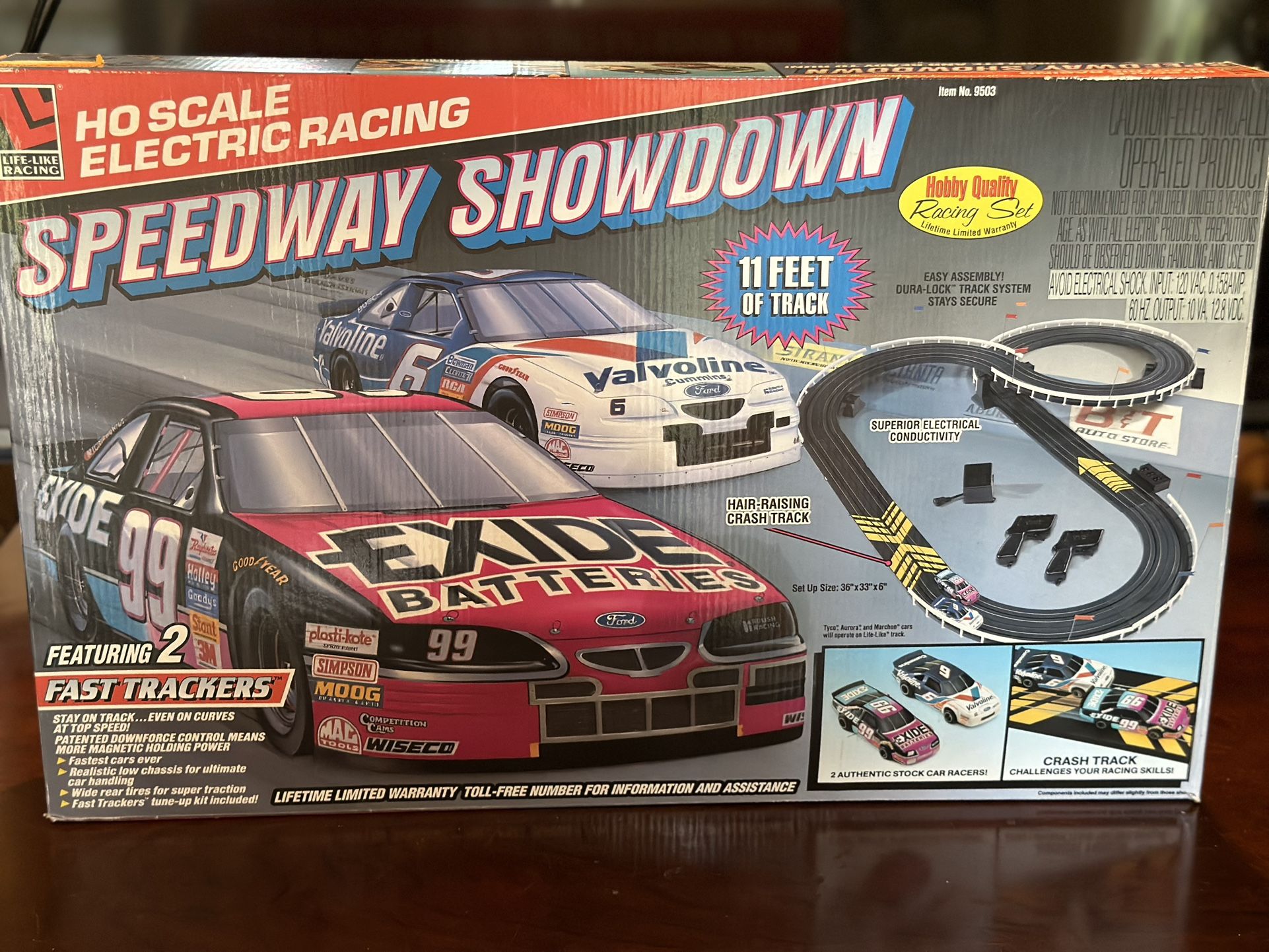 Life Like Speedway Showdown Ho Slot Car Set With Cars Boxed