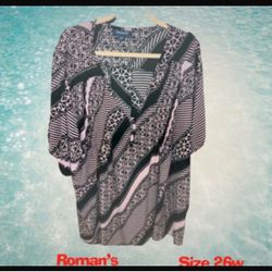 Roman's Women's Blouse Size 26W