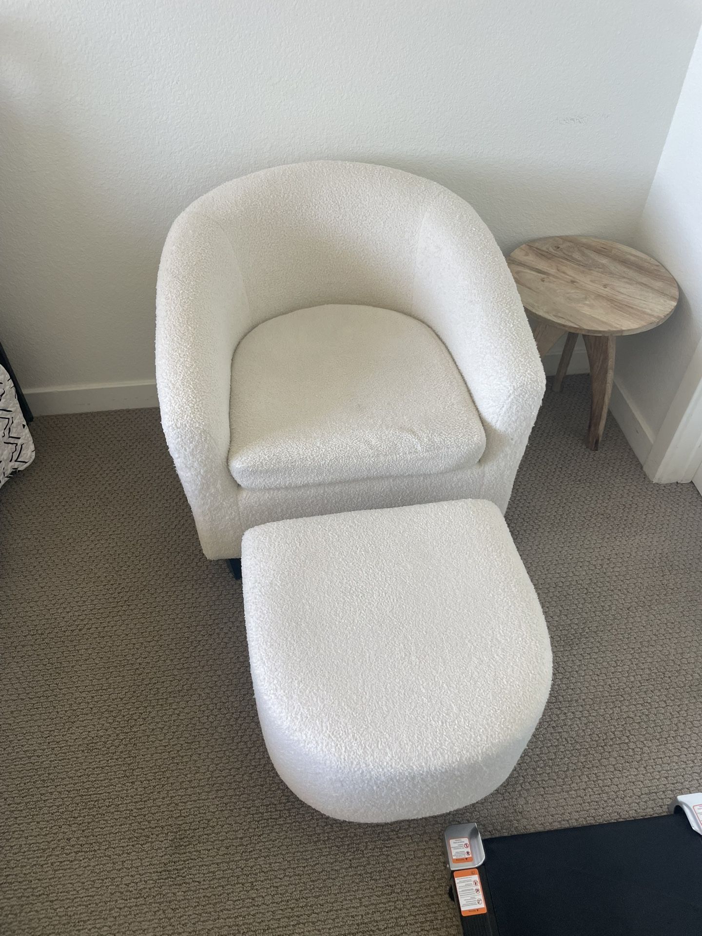 Small Side Chair & Footstand