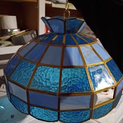 Midcentury Tiffany Styled Chandelier