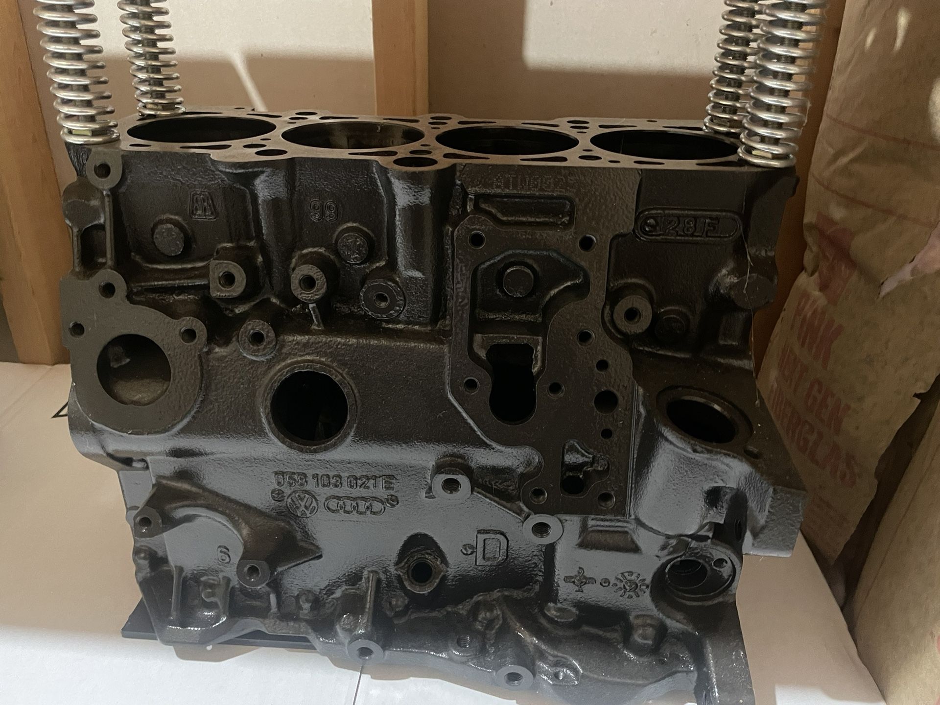 Volkswagen Engine Block Table