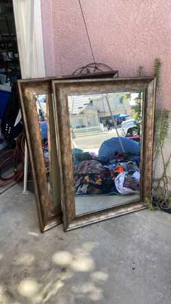 31 inch x 43 inch  Pair of Mirrors