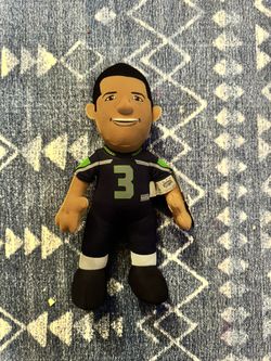 NWT Seattle Seahawks NFL #3 Russell Wilson 10-Inch Plush Doll