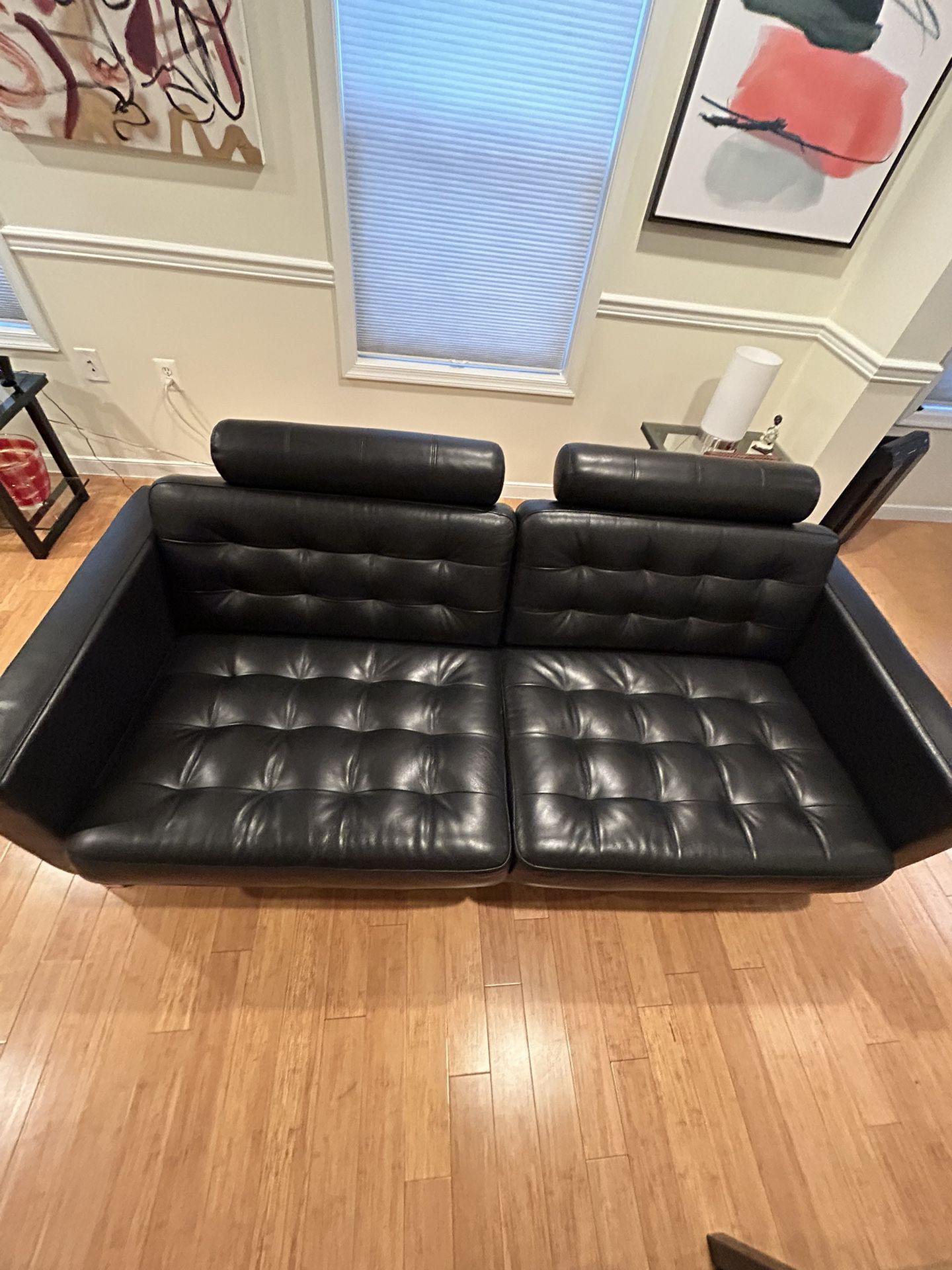 Black Leather sofa