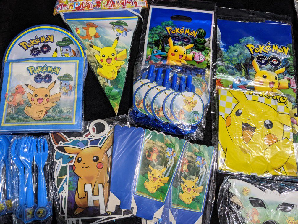 Pokemon Go Birthday Party Decorations, 100+pcs.