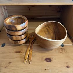 Pottery Salad Set 