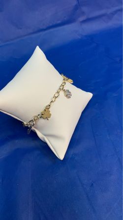 14KT Gold Charm Bracelet