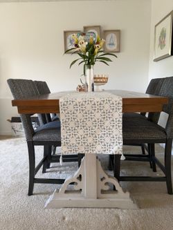 Dining table and 4 chairs Rooms to go