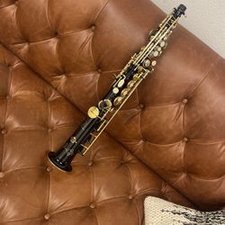 Soprano Saxophone - Black Soprano Saxophone With Case