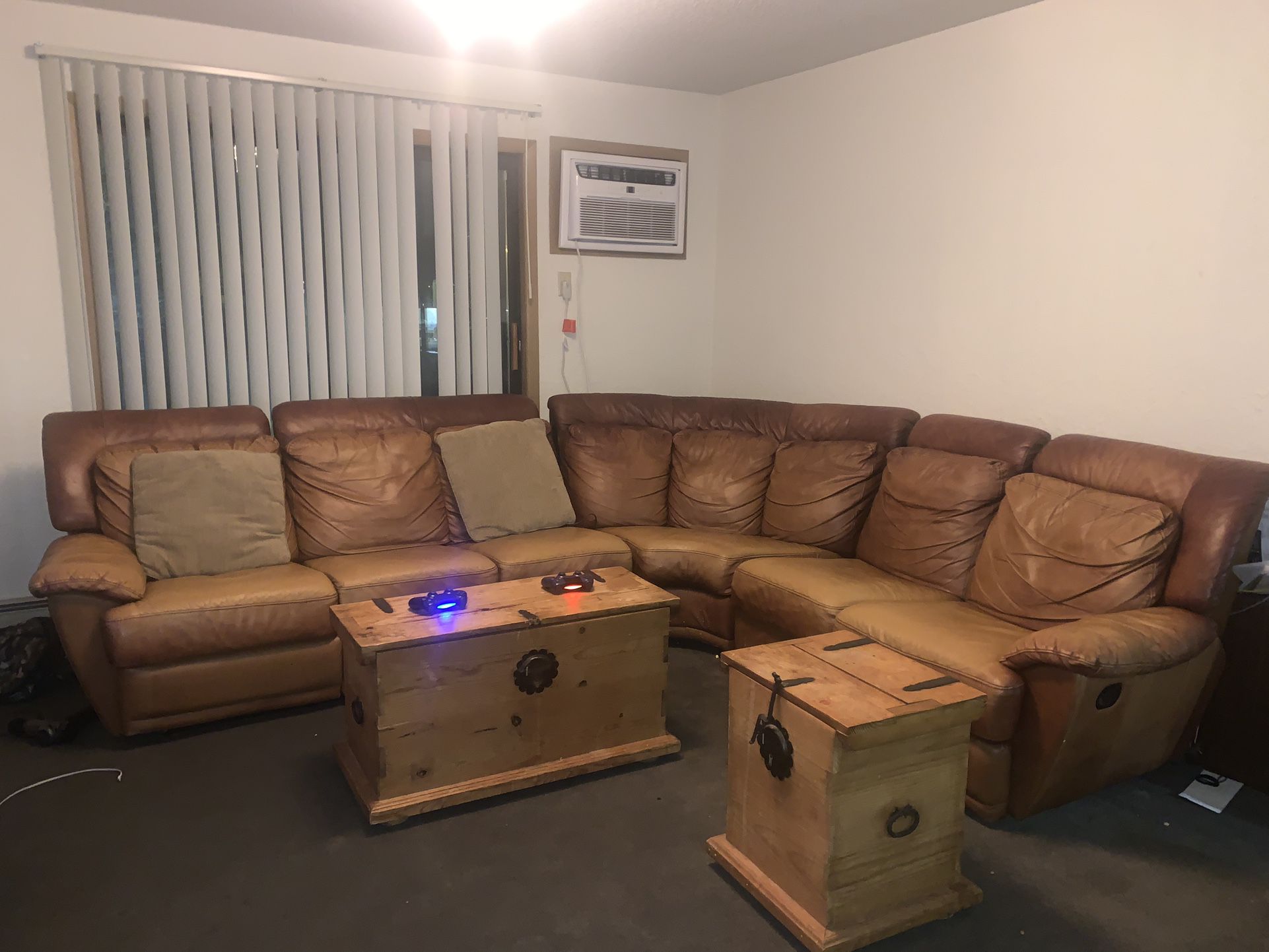 Large Brown Reattach Couch 