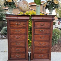 Solid Wood 14 Drawer Rotating Dresser Chest of Drawers with Mirror Furniture Great Condition