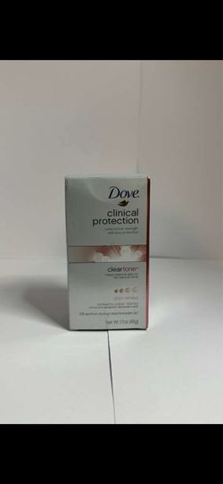 Dove Clinical Protection ClearTone Skin Renew Antiperspirant & Deodorant.