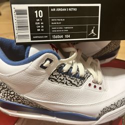 Nike Air Jordan 3 True Blue 
